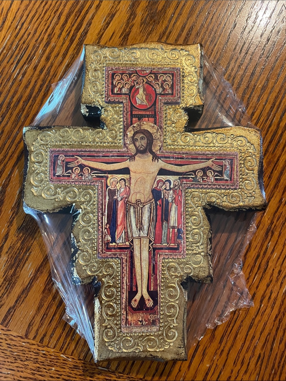 San Damiano 8" Wall Cross from Italy